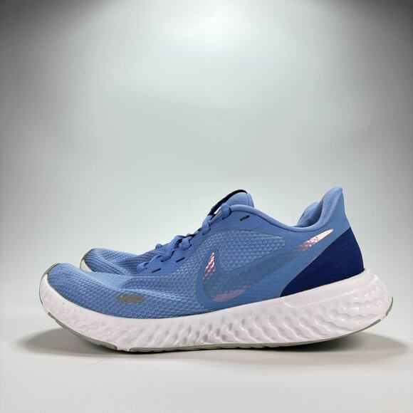 Nike Revolution 5 Blue Lightweight Running Shoes CZ8663-400 Women's Size 8.5 - Picture 3 of 9